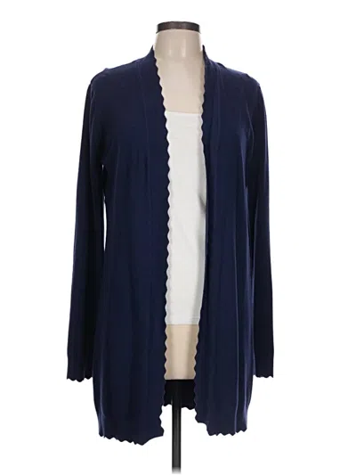 Pre-owned Evolution By Cyrus Cardigan Sweater In Blue