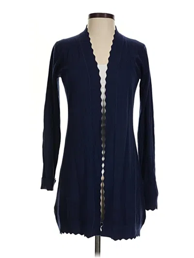Pre-owned Evolution By Cyrus Cardigan Sweater In Blue