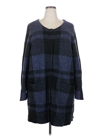 Pre-owned Evolution By Cyrus Cardigan Sweater In Blue