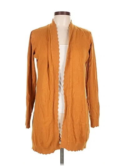 Pre-owned Evolution By Cyrus Cardigan Sweater In Brown