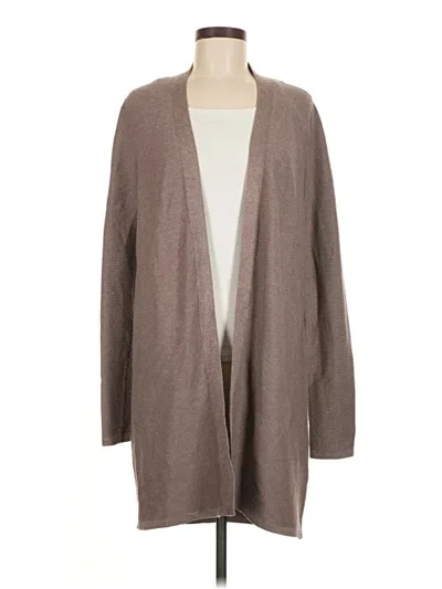 Pre-owned Evolution By Cyrus Cardigan Sweater In Brown