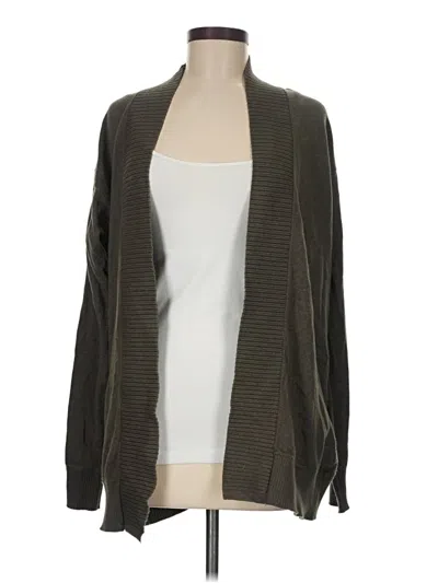 Pre-owned Evolution By Cyrus Cardigan Sweater In Brown
