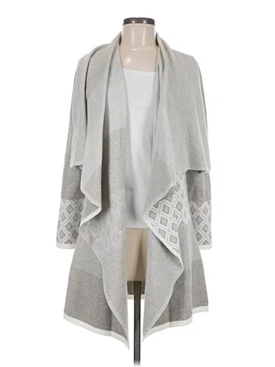 Pre-owned Evolution By Cyrus Cardigan Sweater In Gray