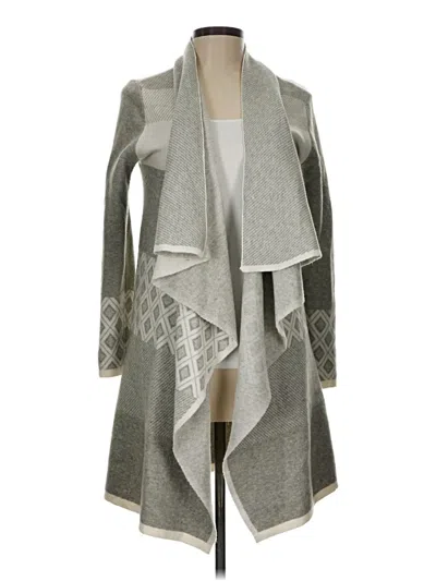 Pre-owned Evolution By Cyrus Cardigan Sweater In Gray