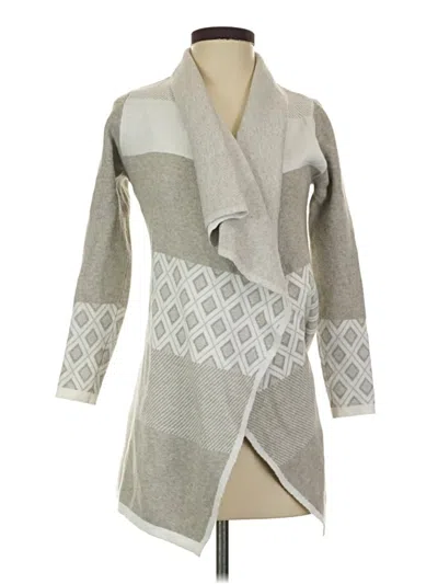 Pre-owned Evolution By Cyrus Cardigan Sweater In Gray