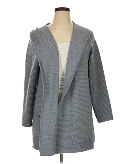 Pre-owned Evolution By Cyrus Cardigan Sweater In Gray
