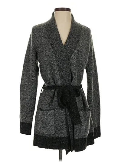Pre-owned Evolution By Cyrus Cardigan Sweater In Gray