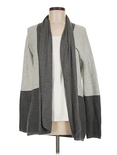 Pre-owned Evolution By Cyrus Cardigan Sweater In Gray