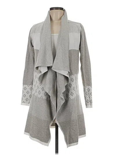 Pre-owned Evolution By Cyrus Cardigan Sweater In Gray