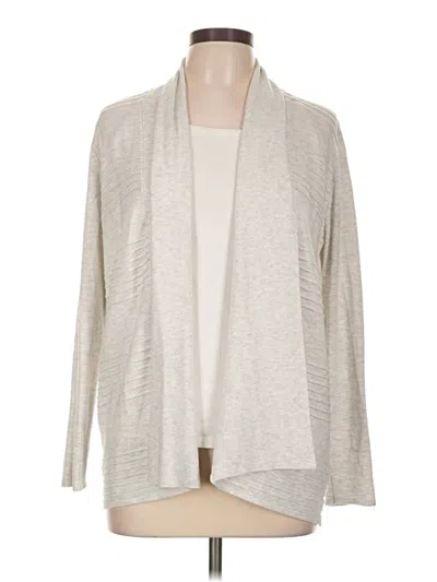 Pre-owned Evolution By Cyrus Cardigan Sweater In Gray