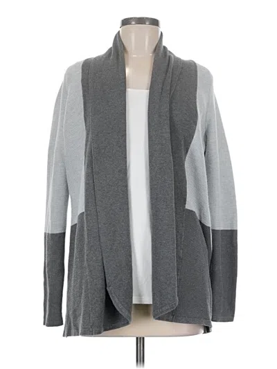 Pre-owned Evolution By Cyrus Cardigan Sweater In Gray