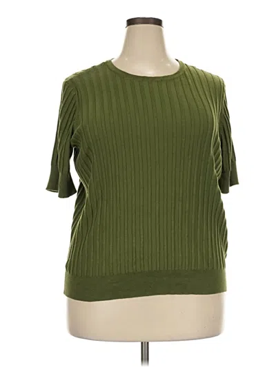 Pre-owned Evolution By Cyrus Cardigan Sweater In Green