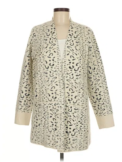 Pre-owned Evolution By Cyrus Cardigan Sweater In Ivory