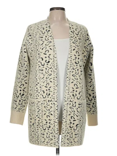 Pre-owned Evolution By Cyrus Cardigan Sweater In Ivory