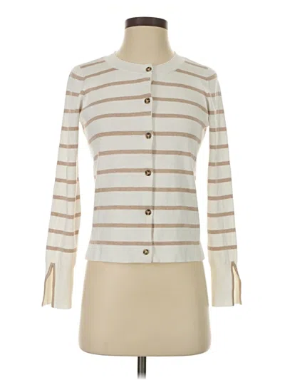 Pre-owned Evolution By Cyrus Cardigan Sweater In Ivory