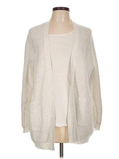 Pre-owned Evolution By Cyrus Cardigan Sweater In Ivory