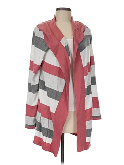 Pre-owned Evolution By Cyrus Cardigan Sweater In Pink