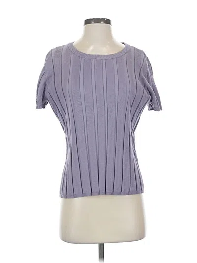 Pre-owned Evolution By Cyrus Cardigan Sweater In Purple