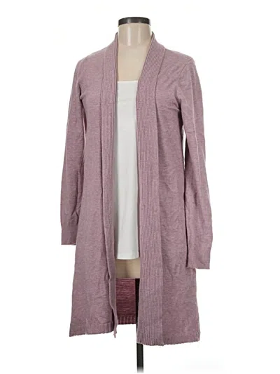Pre-owned Evolution By Cyrus Cardigan Sweater In Purple