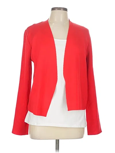 Pre-owned Evolution By Cyrus Cardigan Sweater In Red