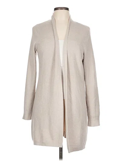 Pre-owned Evolution By Cyrus Cardigan Sweater In Tan