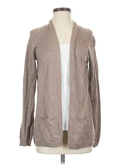 Pre-owned Evolution By Cyrus Cardigan Sweater In Tan