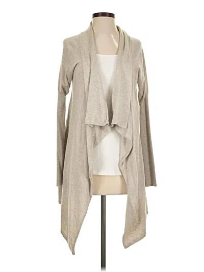 Pre-owned Evolution By Cyrus Cardigan Sweater In Tan