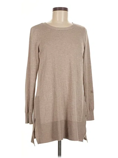 Pre-owned Evolution By Cyrus Casual Dress In Brown