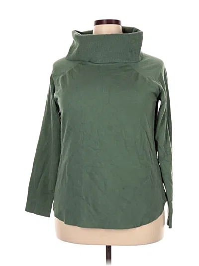 Pre-owned Evolution By Cyrus Long Sleeve Turtleneck In Green