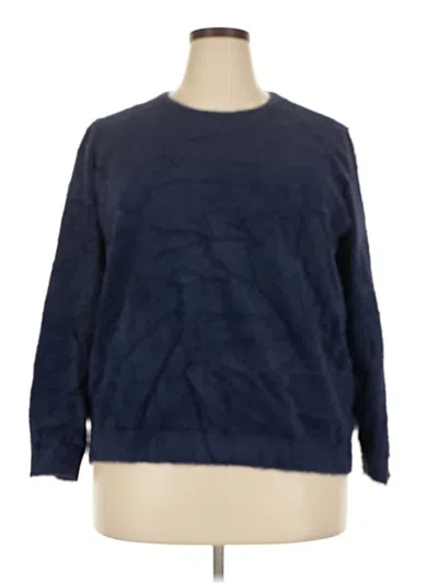 Pre-owned Evolution By Cyrus Pullover Sweater In Blue