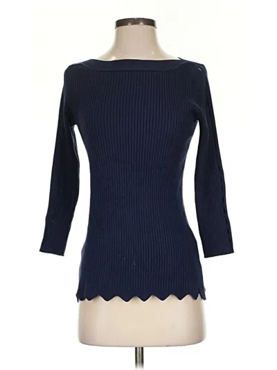 Pre-owned Evolution By Cyrus Pullover Sweater In Blue