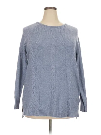 Pre-owned Evolution By Cyrus Pullover Sweater In Blue