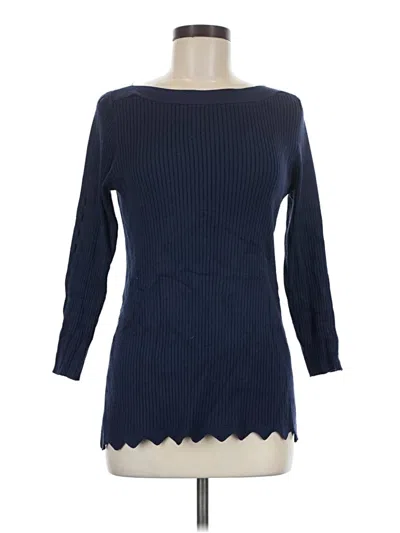 Pre-owned Evolution By Cyrus Pullover Sweater In Blue