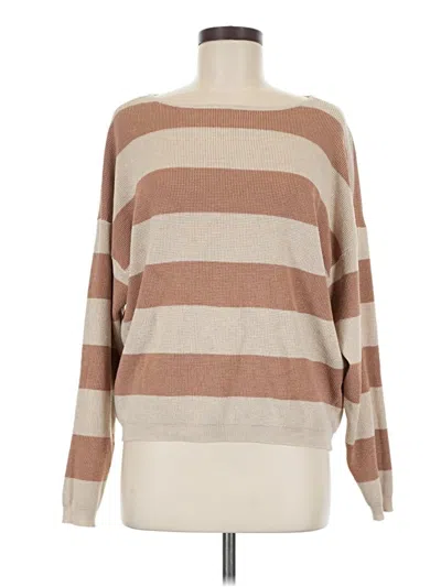 Pre-owned Evolution By Cyrus Pullover Sweater In Brown