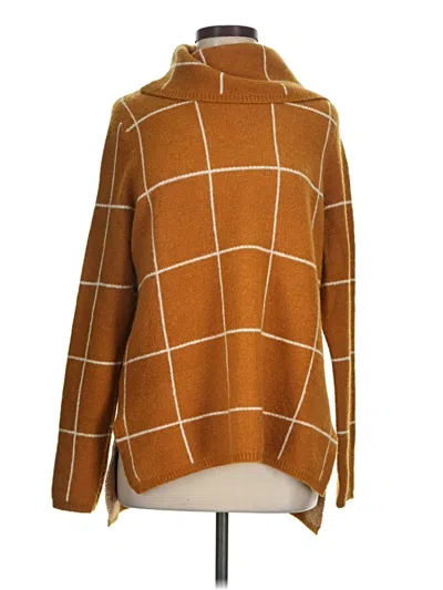 Pre-owned Evolution By Cyrus Pullover Sweater In Brown