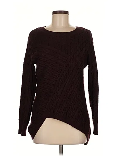 Pre-owned Evolution By Cyrus Pullover Sweater In Burgundy