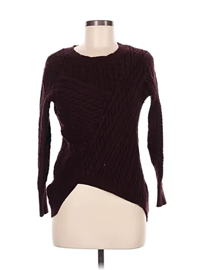 Pre-owned Evolution By Cyrus Pullover Sweater In Burgundy