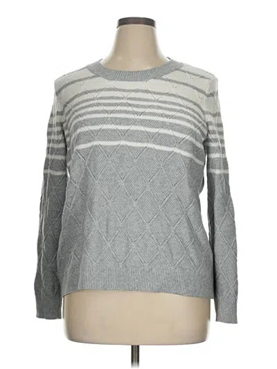 Pre-owned Evolution By Cyrus Pullover Sweater In Gray