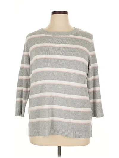 Pre-owned Evolution By Cyrus Pullover Sweater In Gray
