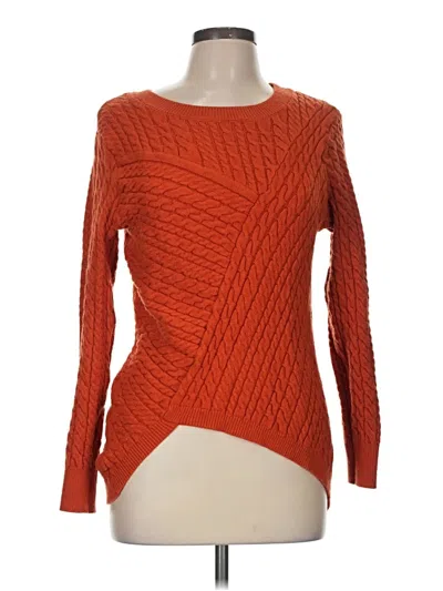 Pre-owned Evolution By Cyrus Pullover Sweater In Orange