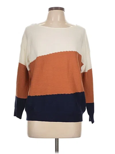 Pre-owned Evolution By Cyrus Pullover Sweater In Orange