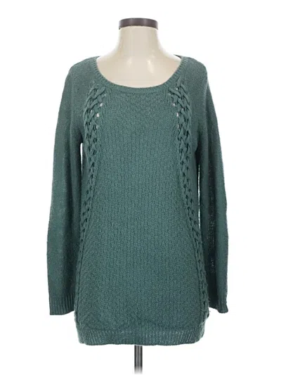 Pre-owned Evolution By Cyrus Pullover Sweater In Teal