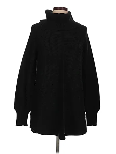 Pre-owned Evolution By Cyrus Turtleneck Sweater In Black