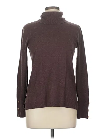 Pre-owned Evolution By Cyrus Turtleneck Sweater In Brown