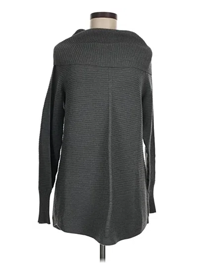 Pre-owned Evolution By Cyrus Turtleneck Sweater In Gray