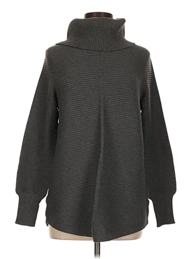 Pre-owned Evolution By Cyrus Turtleneck Sweater In Gray