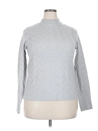 Pre-owned Evolution By Cyrus Turtleneck Sweater In Gray