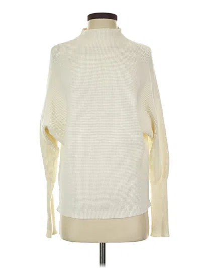 Pre-owned Evolution By Cyrus Turtleneck Sweater In Ivory