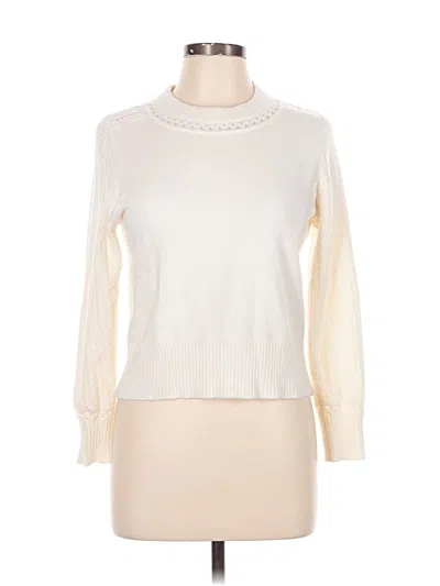 Pre-owned Evolution By Cyrus Turtleneck Sweater In Ivory