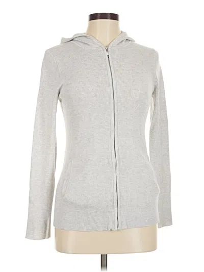 Pre-owned Evolution By Cyrus Zip Up Hoodie In Silver